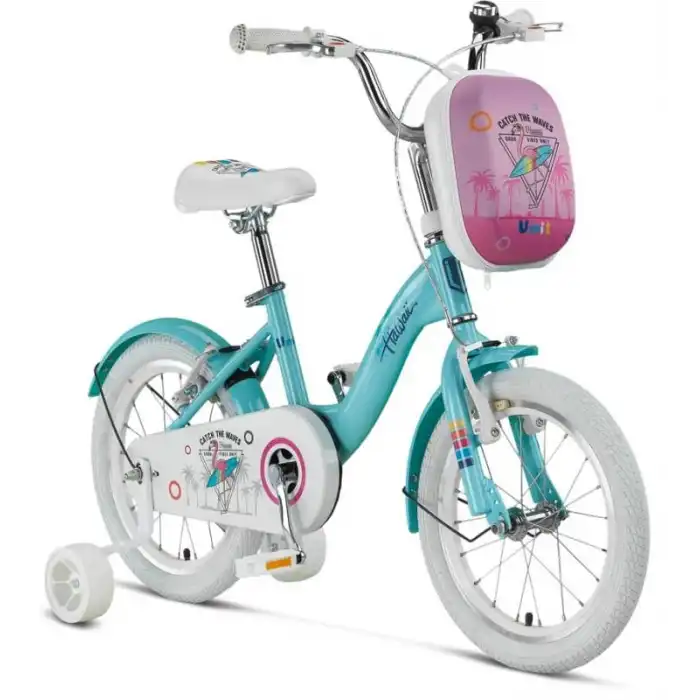 ÜMİT 1625 HAWAI-CANTA-V KIZ ÇOCUK BİSİKLETİ 16 JANT SKY BLUE