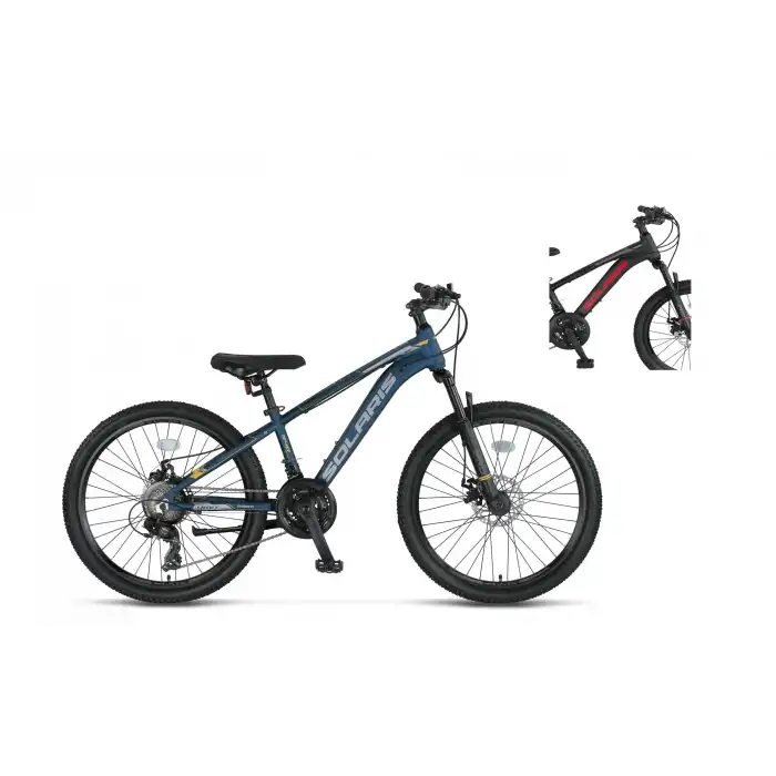 ÜMİT 2651 SOLARIS-M-2D ERKEK DAĞ BİSİKLETİ 356H 26 JANT 21 VİTES SİYAH KIRMIZI