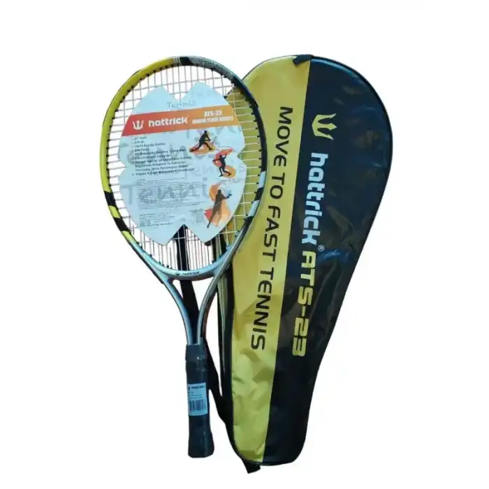 HATTRICK ATS23 JUNIOR TENİS RAKETİ 23 INCH 215GR SARI SİYAH