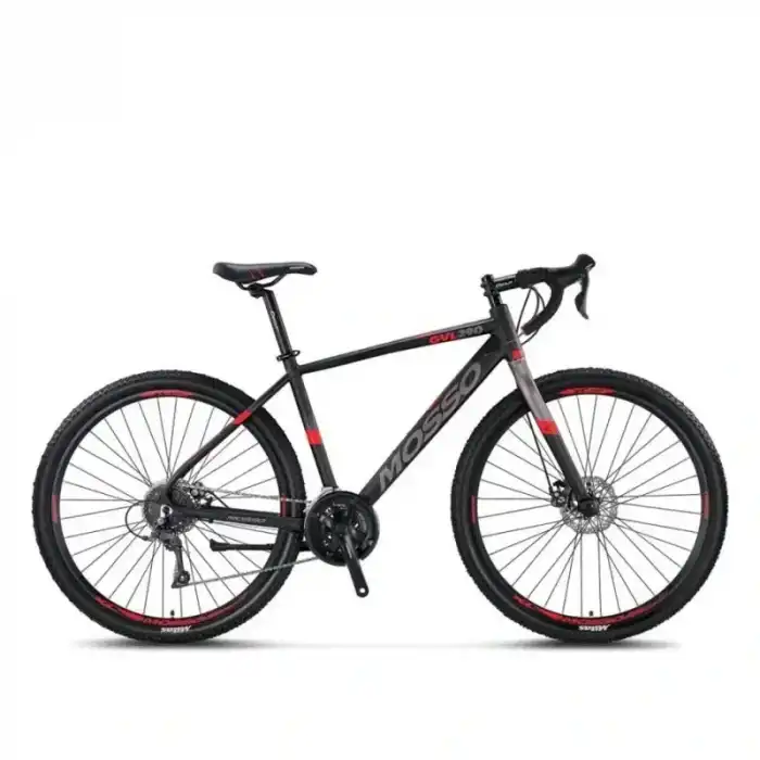 MOSSO GVL290 CLARIS ERKEK YARIŞ BİSİKLETİ 430H MD 29 JANT 16 VİTES SİYAH KIRMIZI