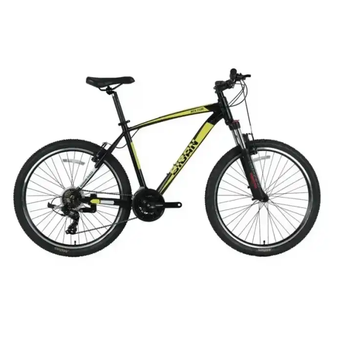 BİSAN MTX 7100 ERKEK DAĞ BİSİKLETİ 48CM V 29 JANT 21 VİTES MAT SİYAH SARI