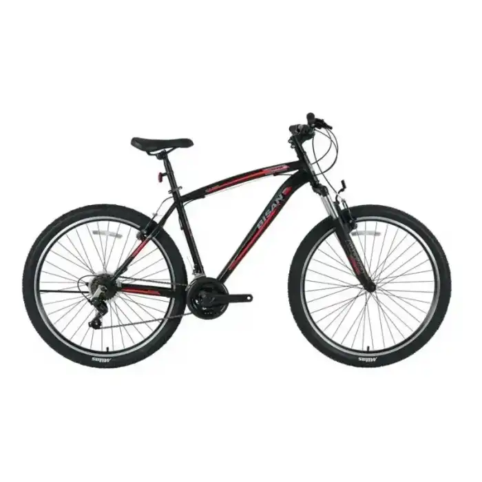 BİSAN MTS 4600 ERKEK DAĞ BİSİKLETİ 34CM V 24 JANT 21 VİTES MAT SİYAH TURUNCU