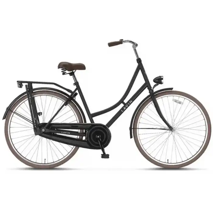 LAVIN 2887 ZWART KADIN ŞEHİR BİSİKLETİ BASIC KONTRA PEDAL 520H 28 JANT 1 VİTES SİYAH