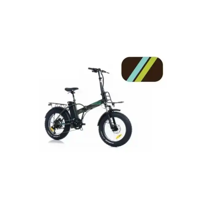 CORELLİ BROSTER MOONER FAT BIKE ELEKTRİKLİ KATLANIR BİSİKLET 42CM HD 20 JANT 7 VİTES METALİK KAHVERENGİ