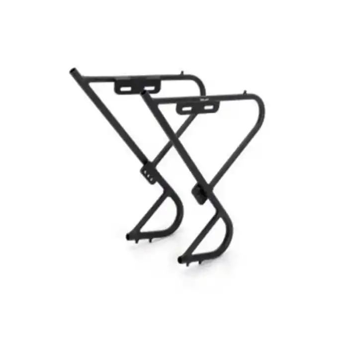 XLC LR-F02 LOWRIDER CARRIER BİSİKLET ÖN BAGAJ 26-28 JANT UYUMLU ALÜMİNYUM MAT SİYAH 2500601200