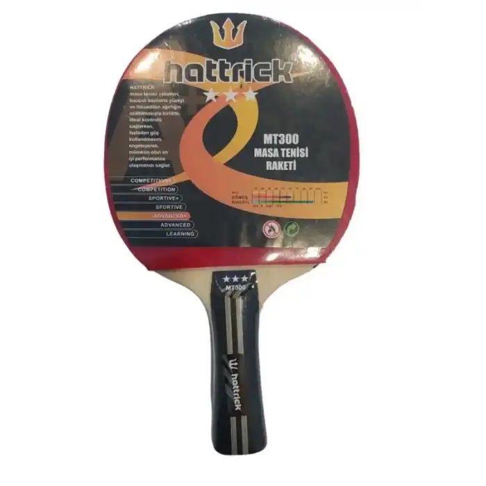 HATTRICK MT300 MASA TENİSİ RAKETİ 3 YILDIZ VAKUMLU