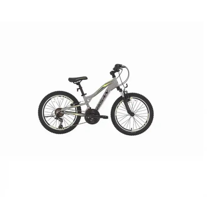 BİSAN BUFFALO ERKEK ÇOCUK BİSİKLETİ 28CM V 20 JANT 18 VİTES METALİK GRİ SİYAH SARI