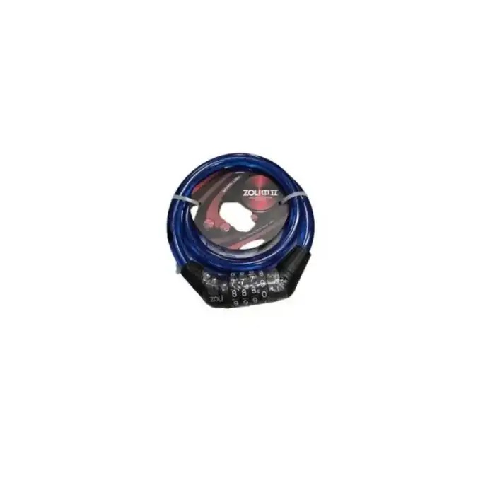 ZOLİ 12X1000 BİSİKLET ŞİFRELİ KİLİT XBYC 4522 MAVİ