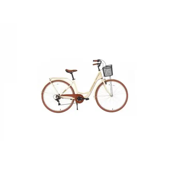 BİSAN SORRENTO-S KADIN ŞEHİR BİSİKLETİ 44CM V 28 JANT 7 VİTES KREM GOLD