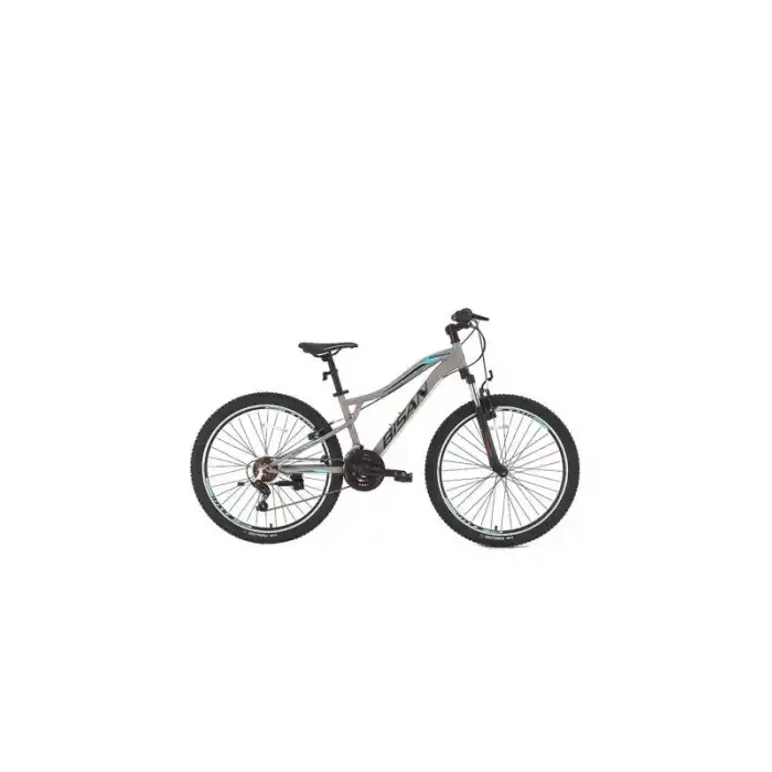BİSAN BUFFALO ERKEK DAĞ BİSİKLETİ 35CM V 26 JANT 21 VİTES METALİK GRİ SİYAH MAVİ