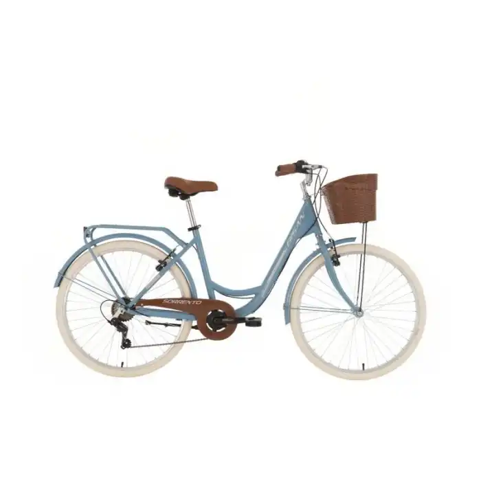 BİSAN SORRENTO-S KADIN ŞEHİR BİSİKLETİ 44CM V 26 JANT 7 VİTES BEBE MAVİ SİLVER