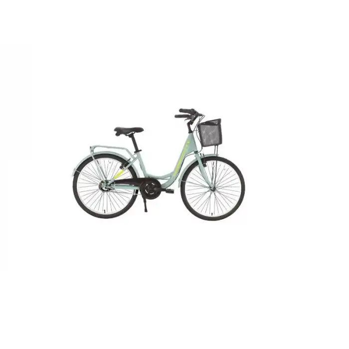 BİSAN SORRENTO KADIN ŞEHİR BİSİKLETİ 44CM V 26 JANT 3 VİTES YEŞİL SİLVER
