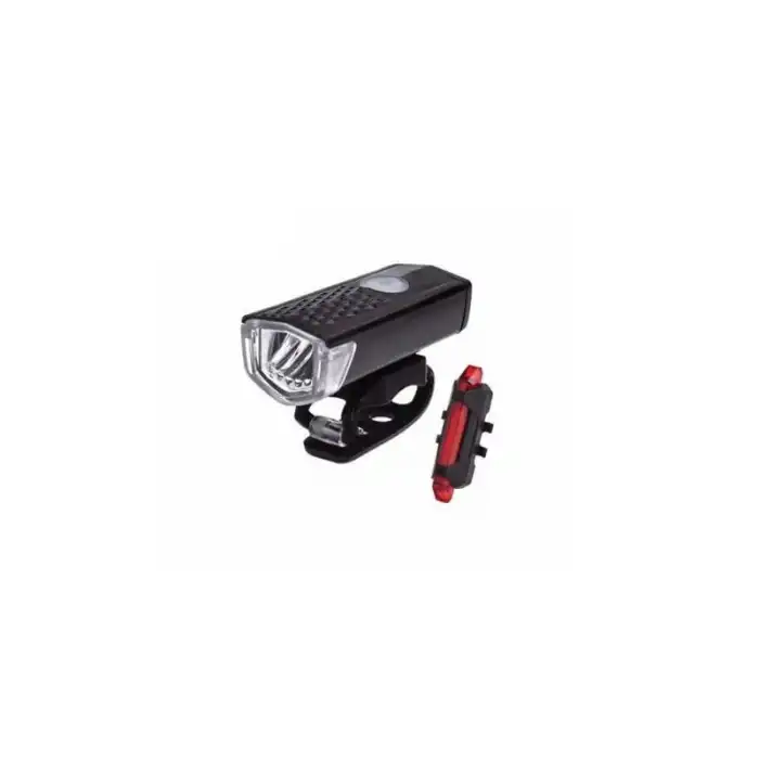 FORTE GT XBYC 6150 HL-009 BİSİKLET SİLİKON IŞIK SET SİYAH