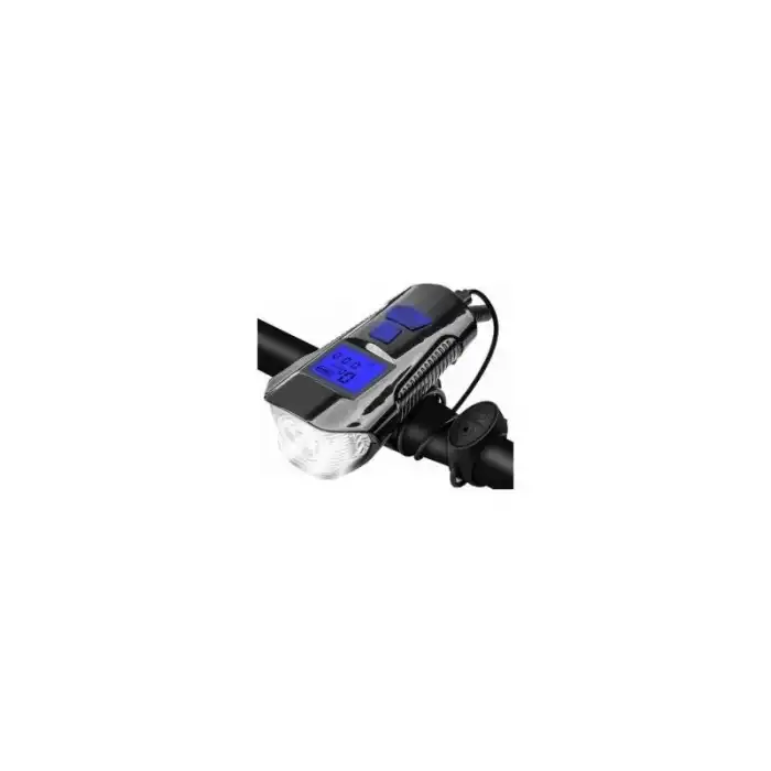 FORTE GT XBYC 6029 FY-317 BİSİKLET KİLOMETRE SAATİ ÖN LAMBA USB MAVİ
