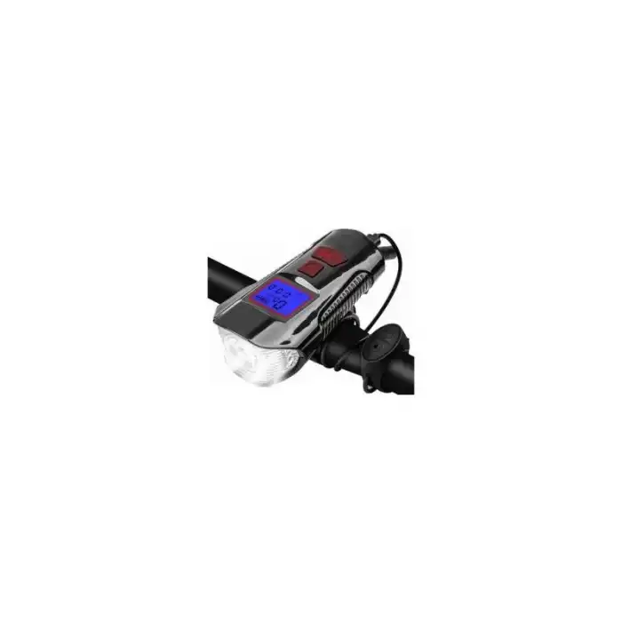 FORTE GT XBYC 6029 FY-317 BİSİKLET KİLOMETRE SAATİ ÖN LAMBA USB KIRMIZI
