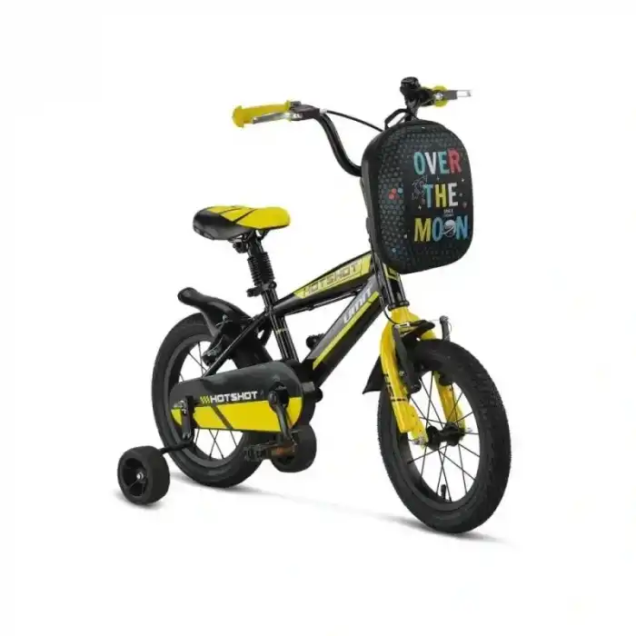 ÜMİT 1610 HOTSHOT-CANTA-V ERKEK ÇOCUK BİSİKLETİ 16 JANT SİYAH SARI