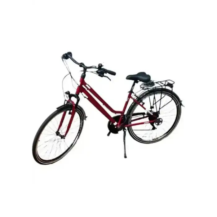 ÜMİT 2833 VENTURA KADIN ŞEHİR BİSİKLETİ 430H V 28 JANT 21 VİTES BORDO BEYAZ