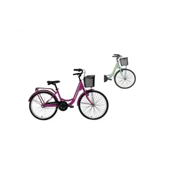 BİSAN SORRENTO KADIN ŞEHİR BİSİKLETİ 36CM V 24 JANT 3 VİTES ÇAĞLA YEŞİL SARI