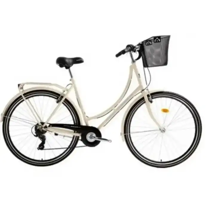 BİSAN PARADISE S KADIN ŞEHİR BİSİKLETİ 56CM V 28 JANT 7 VİTES KREM SİYAH