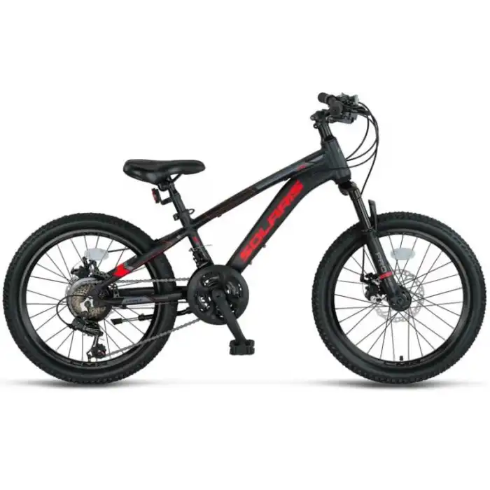 ÜMİT 2051 SOLARIS ERKEK ÇOCUK BİSİKLETİ 254H MD 20 JANT 21 VİTES BLACK RED