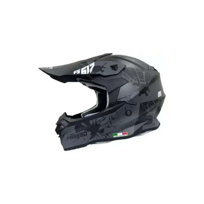 SWAY HELMET FS-617 CRACK CROSS BİSİKLET KASKI XL BEDEN SİYAH GRİ