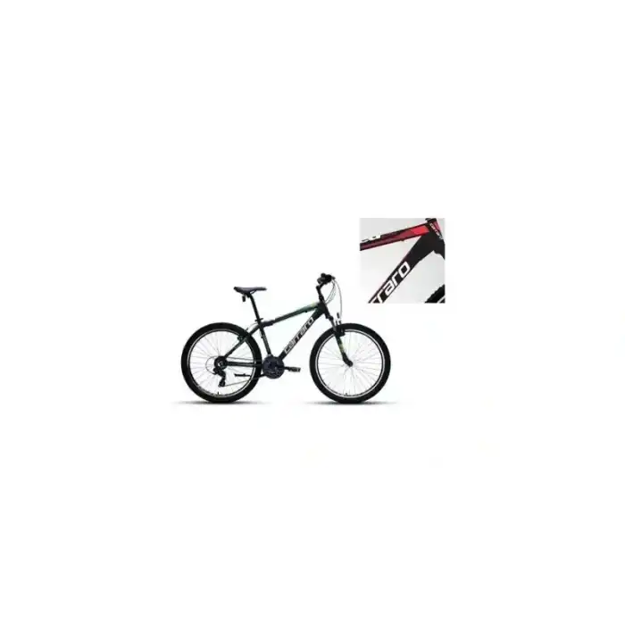 CARRARO SPEED 260 ERKEK DAĞ BİSİKLETİ 360H V 26 JANT 21 VİTES MAT SİYAH KIRMIZI KOYU KIRMIZI