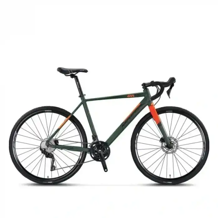 MOSSO GVL700-GRX400 ERKEK YARIŞ BİSİKLETİ 520H HD 28 JANT 20 VİTES HAKİ TURUNCU