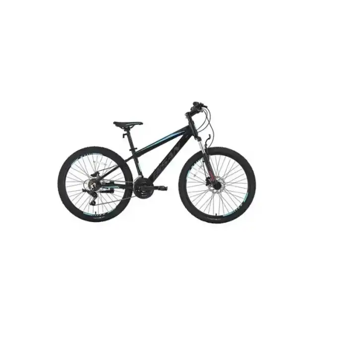 BİSAN COOPER ERKEK DAĞ BİSİKLETİ 30 CM HD 24 JANT 21 VİTES MAT SİYAH MAVİ
