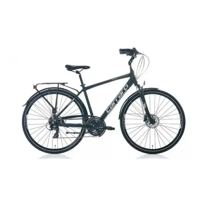 CARRARO ELITE 706 ERKEK ŞEHİR BİSİKLETİ 480H HD 28 JANT 21 VİTES MAT SİYAH GRİ KROM