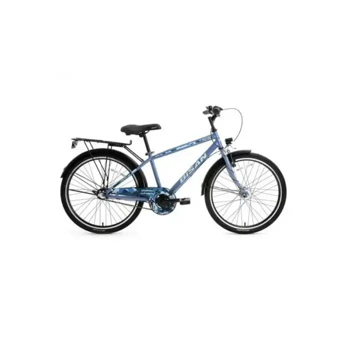 BİSAN HERO ERKEK ŞEHİR BİSİKLETİ 42CM V 26 JANT 3 VİTES METALİK MAVİ MAVİ