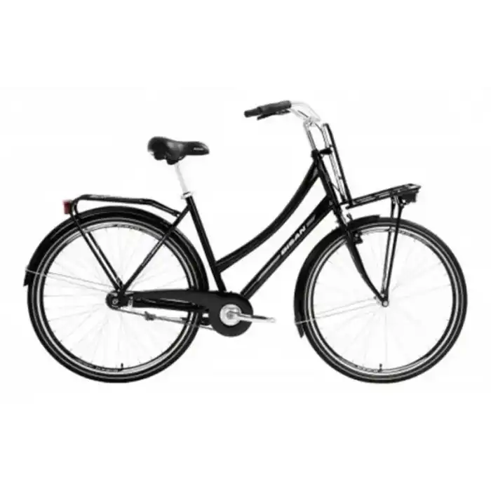 BİSAN FLUANTE C KADIN ŞEHİR BİSİKLETİ 52CM V 28 JANT 1 VİTES PARLAK SİYAH SİLVER