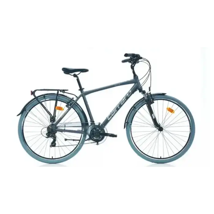 CARRARO ELITE 704 ERKEK ŞEHİR BİSİKLETİ 52H V 28 JANT 21 VİTES MAT ANTRASİT GRİ KROM