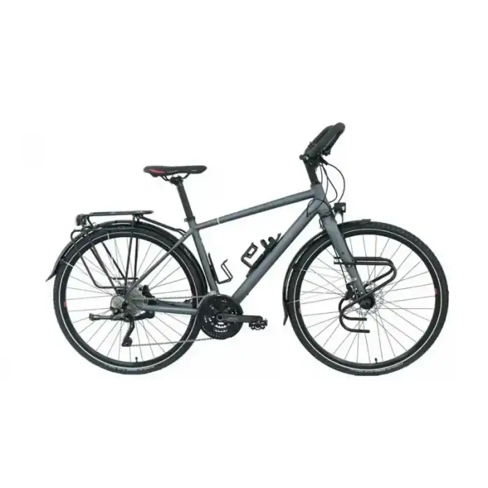 CARRARO CR-T WORLD ERKEK ŞEHİR BİSİKLETİ 460H HD 28 JANT 22 VİTES MAT ANTRASİT KIRMIZI