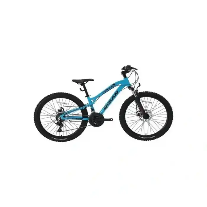 BİSAN KDX 2800-D ERKEK DAĞ BİSİKLETİ 30CM MD 24 JANT 21 VİTES AÇIK MAVİ SİYAH