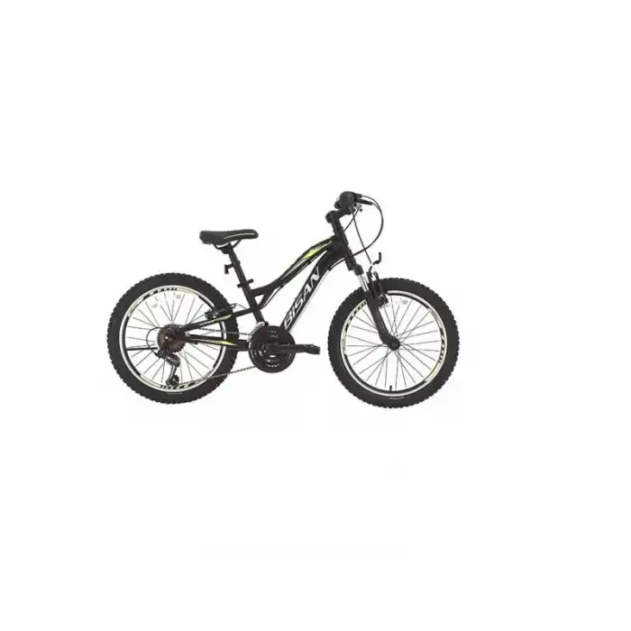 BİSAN BUFFALO ERKEK DAĞ BİSİKLETİ 30CM V 24 JANT 18 VİTES MAT SİYAH SARI