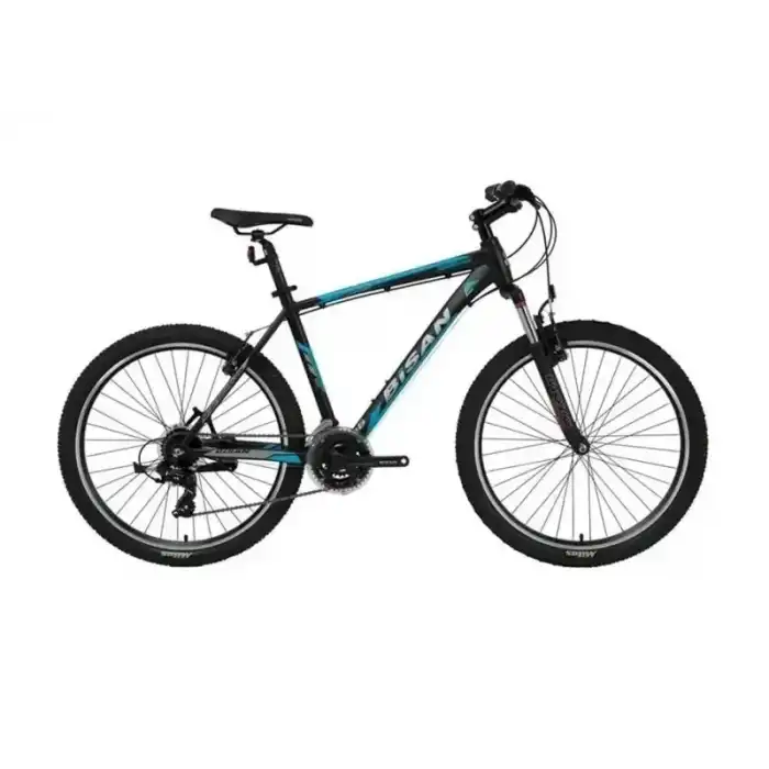 BİSAN MTX 7050 ERKEK DAĞ BİSİKLETİ 48CM V 27.5 JANT 21 VİTES SİYAH MAVİ