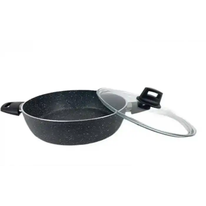 EDA COOKWARE ZETRA TENCERE BASIK GRANİT 22 CM GRİ  ZK-021