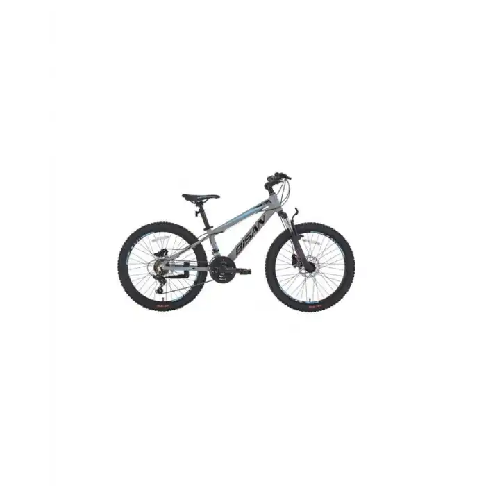 BİSAN COOPER ERKEK DAĞ BİSİKLETİ 35 CM HD 26 JANT 21 VİTES AÇIK METALİK GRİ SİYAH MAVİ