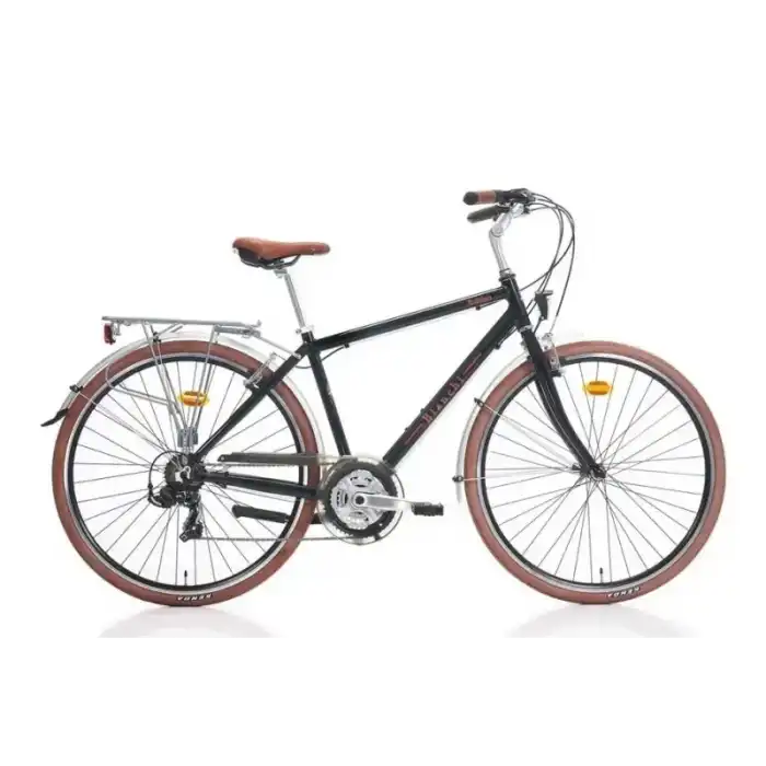 BIANCHI RUBINO ERKEK ŞEHİR BİSİKLETİ 470H V 28 JANT 21 VİTES BLACK GLOSSY