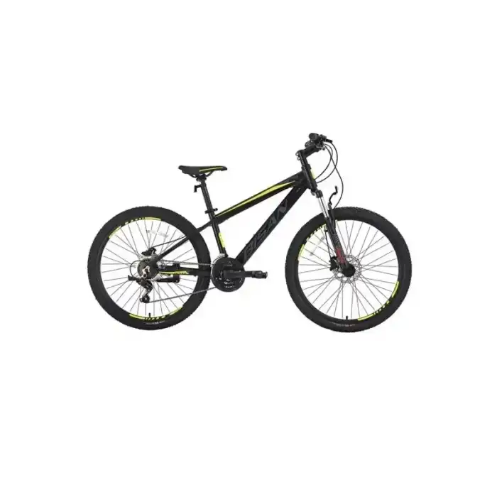 BİSAN COOPER ERKEK DAĞ BİSİKLETİ 37 CM HD 27.5 JANT 21 VİTES MAT SİYAH SARI