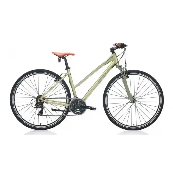CARRARO SPORTIVE 222 KADIN ŞEHİR BİSİKLETİ 457H V 28 JANT 21 VİTES LIME YEŞİL-KOYU YEŞİL-KAHVERENGİ