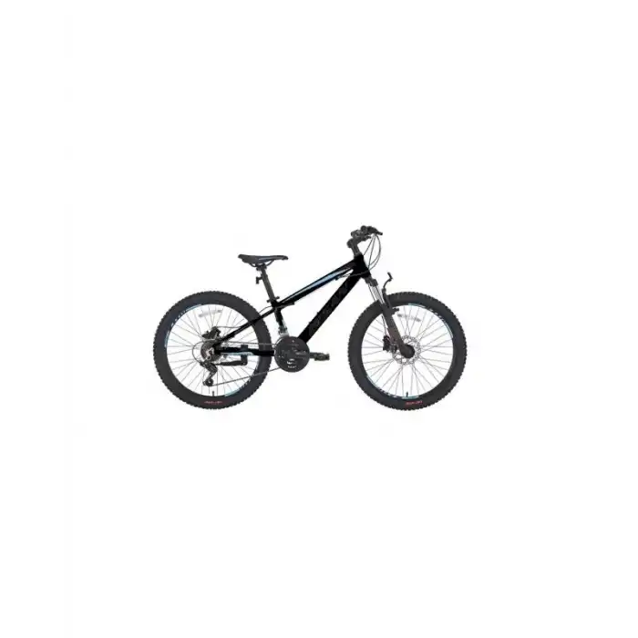 BİSAN COOPER ERKEK DAĞ BİSİKLETİ 30 CM MD 24 JANT 21 VİTES MAT SİYAH MAVİ