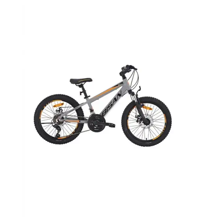 BİSAN COOPER ERKEK DAĞ BİSİKLETİ 35 CM MD 26 JANT 21 VİTES METALİK GRİ SİYAH TURUNCU