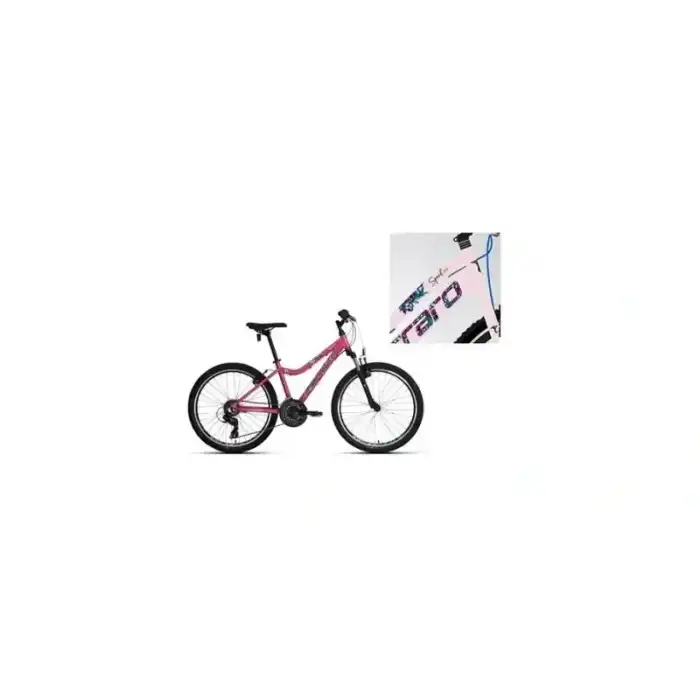 CARRARO SPEED 242 KADIN DAĞ BİSİKLETİ 360H V 24 JANT 21 VİTES TOZ PEMBE MAVİ FUŞYA TURKUAZ SİYAH