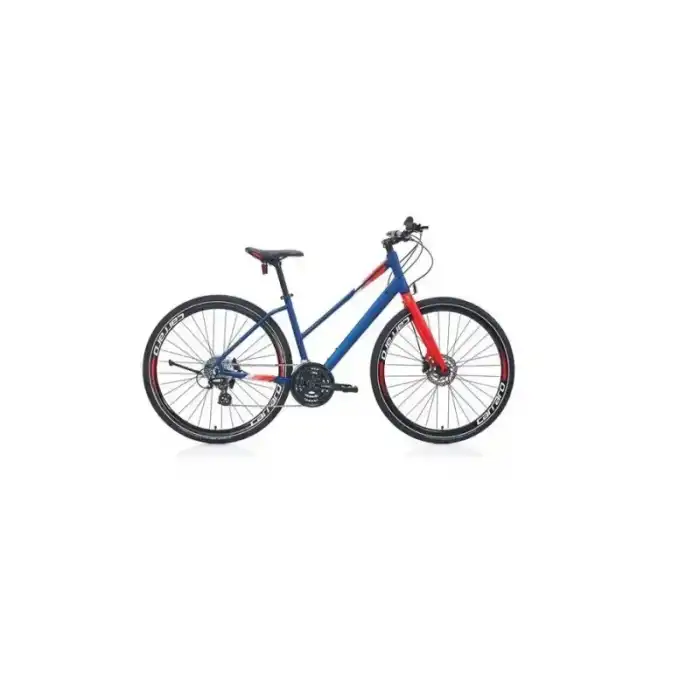 CARRARO SPORTIVE 325 KADIN ŞEHİR BİSİKLETİ 400H HD 28 JANT 24 VİTES MAT LACİVERT NAR ÇİÇEĞİ