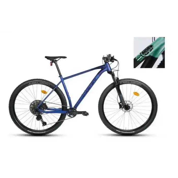 CARRARO BIG 911 ERKEK DAĞ BİSİKLETİ 440H HD 29 JANT 11 VİTES MAT SİYAH SU YEŞİLİ ANTRASİT