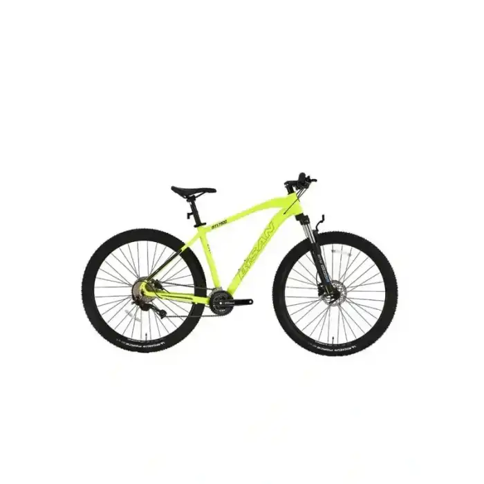 BİSAN MTX 7500 CUES ERKEK DAĞ BİSİKLETİ 43CM HD 27.5 JANT 20 VİTES NEON SARI BEYAZ SİYAH