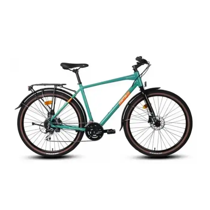 CARRARO SPORTIVE 724 ERKEK ŞEHİR BİSİKLETİ 406H HD 27.5 JANT 16 VİTES DENİZ MAVİ SİYAH TURUNCU