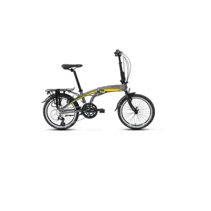 CARRARO FLEXI 116 V KATLANIR BİSİKLET 320H V 20 JANT 16 VİTES MAT KÜL GRİ SİYAH SARI