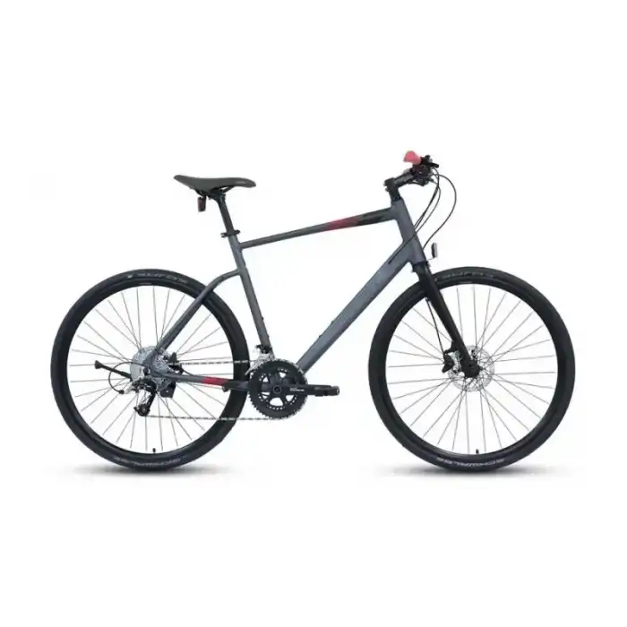 CARRARO SPORTIVE 350C ERKEK ŞEHİR BİSİKLETİ 480H HD 28 JANT 22 VİTES MAT ANTRASİT-SİYAH-KIRMIZI